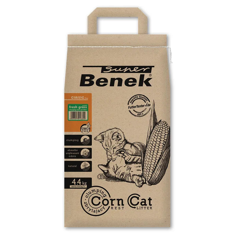 Benek Super CORNCat Świeża trawa żwirek dla kota